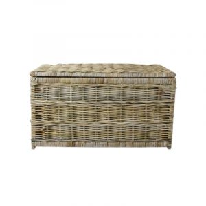 Kentmere Linen Chest / Grey toned rattan chest