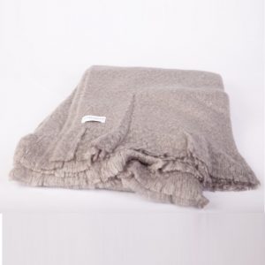 Luffenham Rustic Charcoal Throw