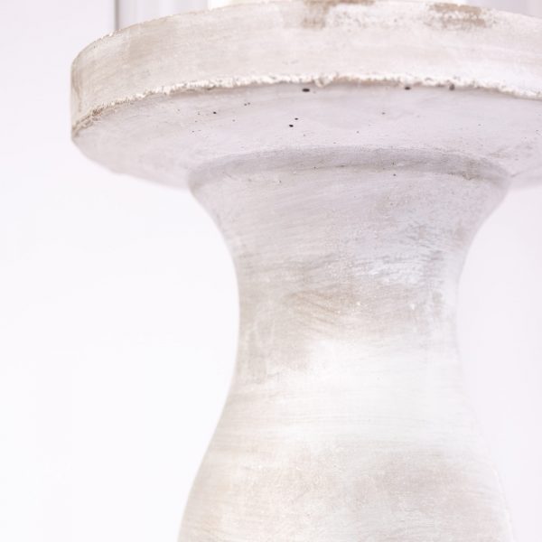 Olney Stone Effect Glass Candle Holder