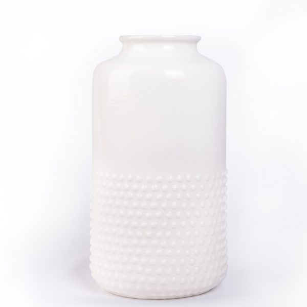 Mickleton Tall White Vase