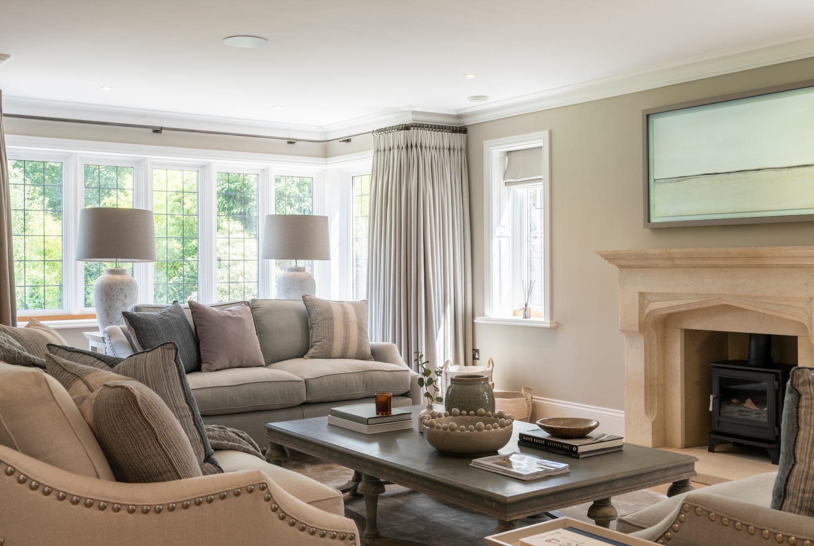 Living Room Interior Design - Claire Garner Interiors